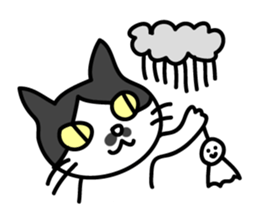 Chobihige Cat "CHOBI" sticker #75253