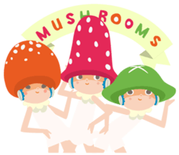 MUSHROOMS! sticker #75274