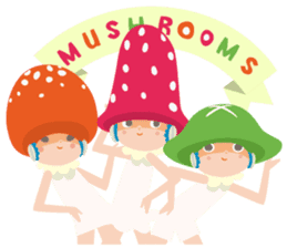 MUSHROOMS! sticker #75274