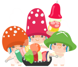 MUSHROOMS! sticker #75287
