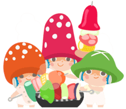 MUSHROOMS! sticker #75287
