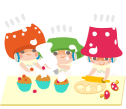 MUSHROOMS! sticker #75291