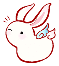 wing&tail (rabbit) sticker #75324