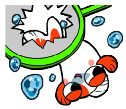 gold fish sticker #75403