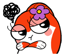 gold fish sticker #75404