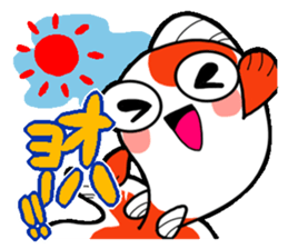 gold fish sticker #75405
