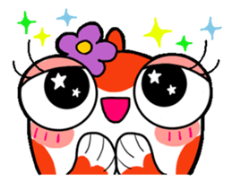 gold fish sticker #75407