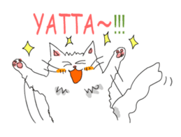Happy-go-Lucky Cat Ryu sticker #75798