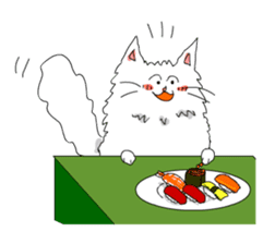 Happy-go-Lucky Cat Ryu sticker #75812