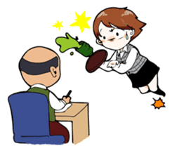 We are office girls! sticker #75856