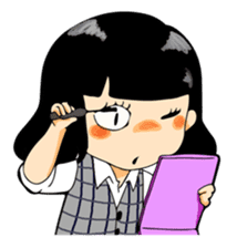 We are office girls! sticker #75866