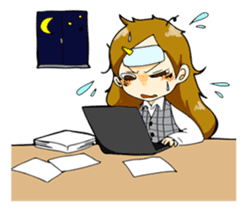 We are office girls! sticker #75867