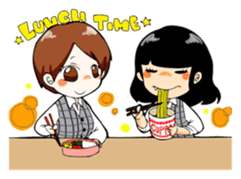 We are office girls! sticker #75870