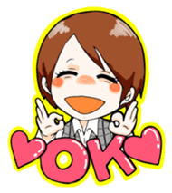 We are office girls! sticker #75872