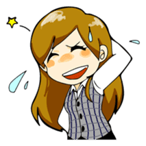 We are office girls! sticker #75881