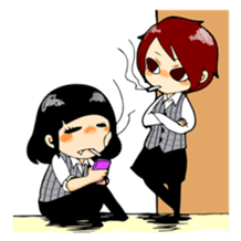 We are office girls! sticker #75885