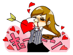 We are office girls! sticker #75888