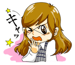 We are office girls! sticker #75891