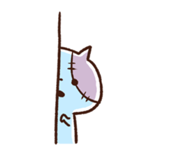 Fear!! Zombie kitten. by kanahei sticker #75902