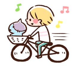 Fear!! Zombie kitten. by kanahei sticker #75912