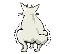 NO CAT NO LIFE Satowo cat stamp sticker #76572