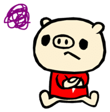 MOCHIWO"rks BUTAWO ver. sticker #76576