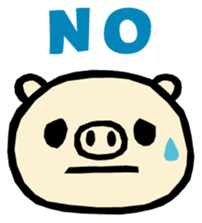 MOCHIWO"rks BUTAWO ver. sticker #76585