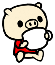 MOCHIWO"rks BUTAWO ver. sticker #76586