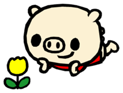 MOCHIWO"rks BUTAWO ver. sticker #76588