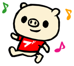 MOCHIWO"rks BUTAWO ver. sticker #76593