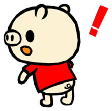 MOCHIWO"rks BUTAWO ver. sticker #76597