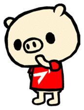 MOCHIWO"rks BUTAWO ver. sticker #76609