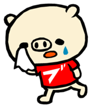 MOCHIWO"rks BUTAWO ver. sticker #76613