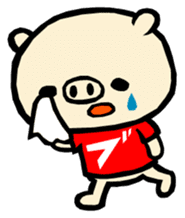 MOCHIWO"rks BUTAWO ver. sticker #76613