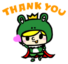 PRINCE FROG sticker #77096