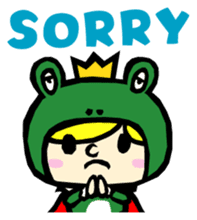 PRINCE FROG sticker #77130