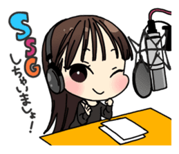 Imai Asami's Radio"SSG"Stamp sticker #80219