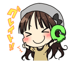 Imai Asami's Radio"SSG"Stamp sticker #80227