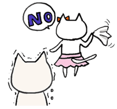 Macho Cat sticker #80277