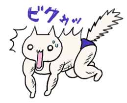 Macho Cat sticker #80284