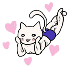Macho Cat sticker #80292