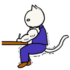 Macho Cat sticker #80305