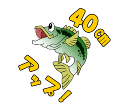 LET'S BASS FISHING!! sticker #80796