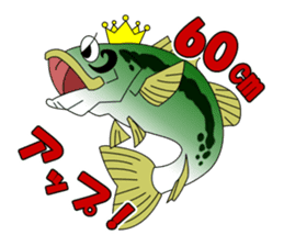 LET'S BASS FISHING!! sticker #80798