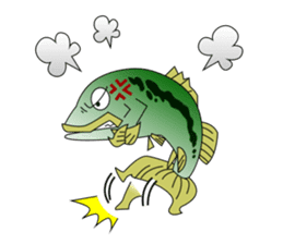 LET'S BASS FISHING!! sticker #80799