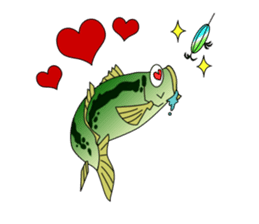 LET'S BASS FISHING!! sticker #80800