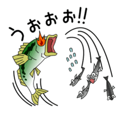 LET'S BASS FISHING!! sticker #80805