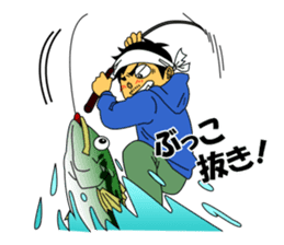 LET'S BASS FISHING!! sticker #80809