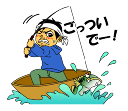 LET'S BASS FISHING!! sticker #80811
