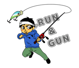 LET'S BASS FISHING!! sticker #80817